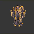 Bumblebee Transformers Robot Toy Sci-Fi Robot Figure 3d model