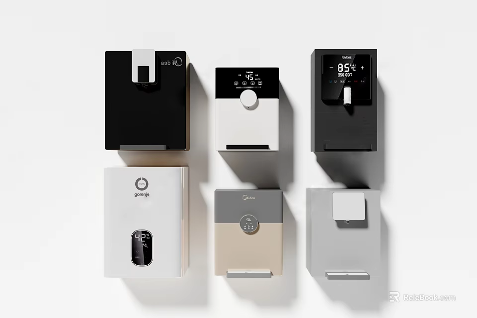 Assorted Daily Appliances With Diverse Designs 3d model