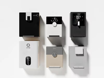 Assorted Daily Appliances With Diverse Designs 3d model