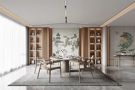 New Chinese Restaurant 3d model