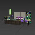 Modern Kitchen Interior With Dark Wooden Cabinets Island Counter And Appliances