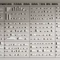 Types of Decorative Gypsum Mouldings Including Ceiling Corner Skirting Door Frame And Waist Lines