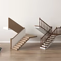 Different Wooden Staircase Designs With Railings And Indoor Floor Setup