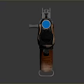 Vintage Camouflage Shotgun With Wooden Stock Metal Barrel Reflective Surface And Classic Design Elements
