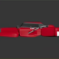 Red Retro Concept Car With Sleek Body Unique Design And Shiny Exterior
