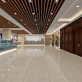 Elegant Restaurant Interior With Crystal Chandeliers Colored Chairs And Marble Flooring