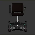 Industrial Equipment Electric Wheelchair With Ergonomic Seat Armrests And Battery Powered Wheels