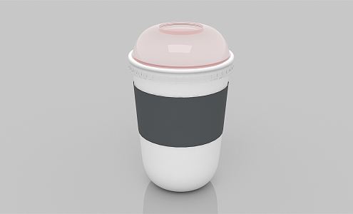 Modern Cup Juice Cup Milk Tea Cup 3d model