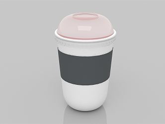 Modern Cup Juice Cup Milk Tea Cup 3d model