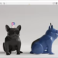 Stylish Bulldog Shaped Speaker with Multiple Colors and Modern Home Decor Design