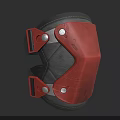 Red And Black Protective Clothing With Metal Buckles And Adjustable Straps Design
