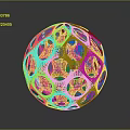 Modern Geometry Sacred Geometry 3d model