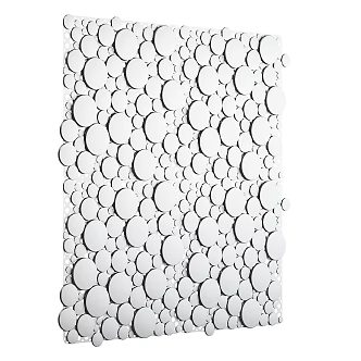 Modern wall panel 3d model