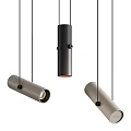 Modern Hanging Downlights And Spotlights With Sleek Metal Design For Interior Spaces