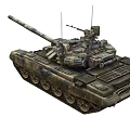 T90 T90S main battle tank light medium Russian tank low face number low model simple model game sub-era film and television level super realistic 3d model