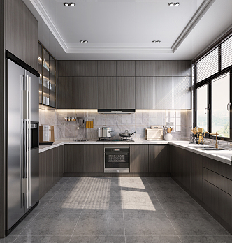 Modern Kitchen Simple Kitchen 3d model