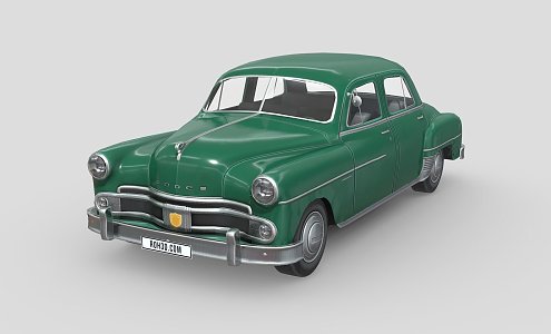 Year Dodge Crown Car 3d model