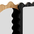 Assorted Mirrors With Scalloped Edges In Different Shapes And Frames