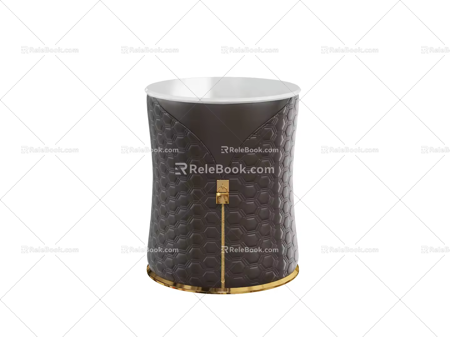 Modern round several 3d model