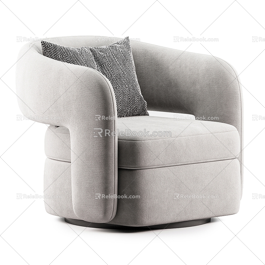 COUPE single sofa 3d model