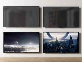 Modern TV 3d model