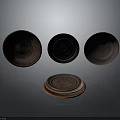 Decorative Ceramic Plates For Home Living With Intricate Circular Patterns And Various Designs