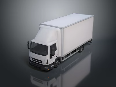 Modern Truck Big Truck Big Transporter Big Transporter 3d model