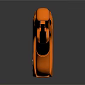 Orange Ratchet Pipe Cutter With Black Handles And Sharp Cutting Blade