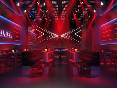 The Modern Bar 3d model