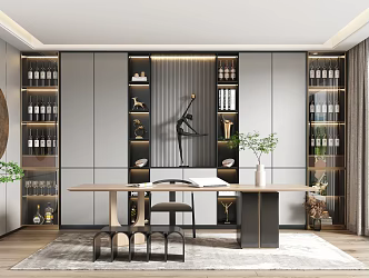 Light Luxury Study 3d model