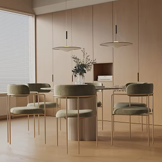 Modern dining table 3d model