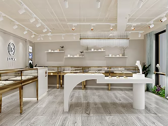 Modern Jewelry Store 3d model