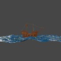 pirate ship 3d model