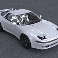 Mitsubishi GTO sports car car with interior 3d model