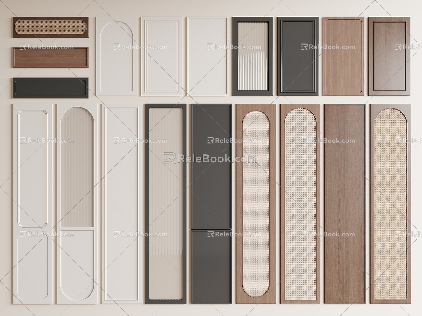 Cabinet Door Wardrobe Door Cabinet Door 3d model