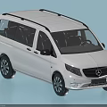 Silver Mercedes Van With Roof Rack Black Windows And Modern Exterior Design