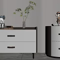 Modern bedside table 3d model
