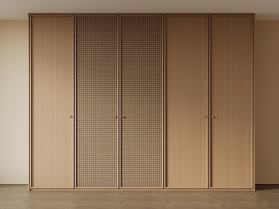 Middle style wardrobe 3d model