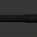 Modern flashlight military flashlight 3d model