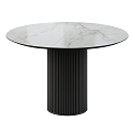 Simple dining table 3d model