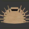 Unique Modern Wooden Chair Design With Vertical Slats And Light Wood Tone