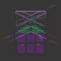 Modern Conference Stage Setup With LED Screens Lighting And Audience Seats