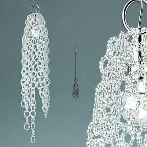 Crystal chandelier 3d model