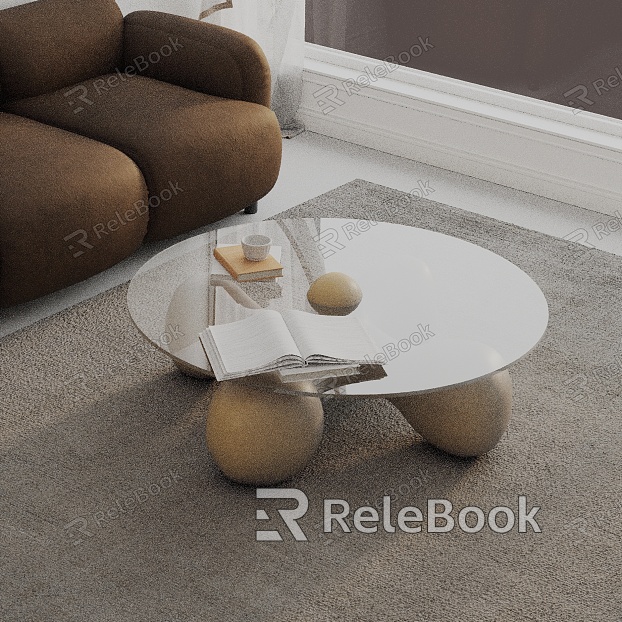 Modern coffee table model