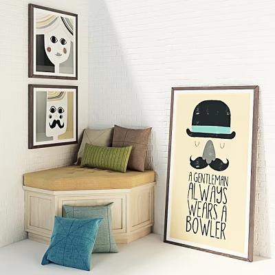 Single sofa 3d model