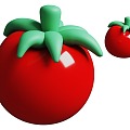 Tomato Tomato Cartoon Style Tomato 3d model