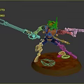 Mech Warrior Mech Soldier Machine Battlearm Mechanical Battlearm Machine Fighter Robot 3d model