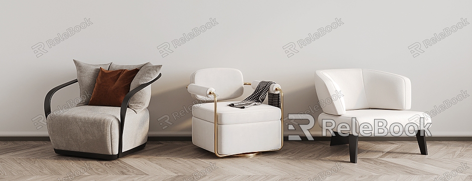 Modern Single Sofa Single Chair Leisure Chair model