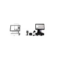 Cash register scanner combination scan code payment machine point single Alipay 3d model