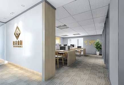 Office Area 3d model